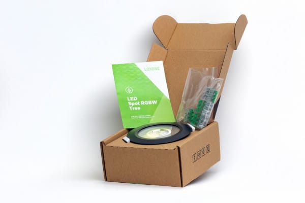 LED Spot WW PWM Anthrazit Verpackung innen